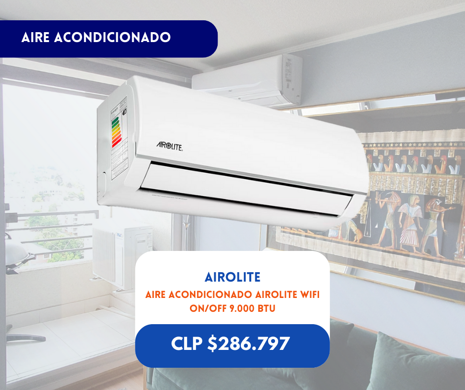 AIRE ACONDICIONADO AIROLITE 9000BTU