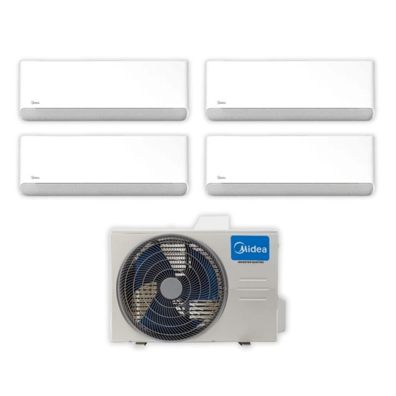 MULTISPLIT MIDEA INVERTER R32 WIFI 4x1 BREEZELESS