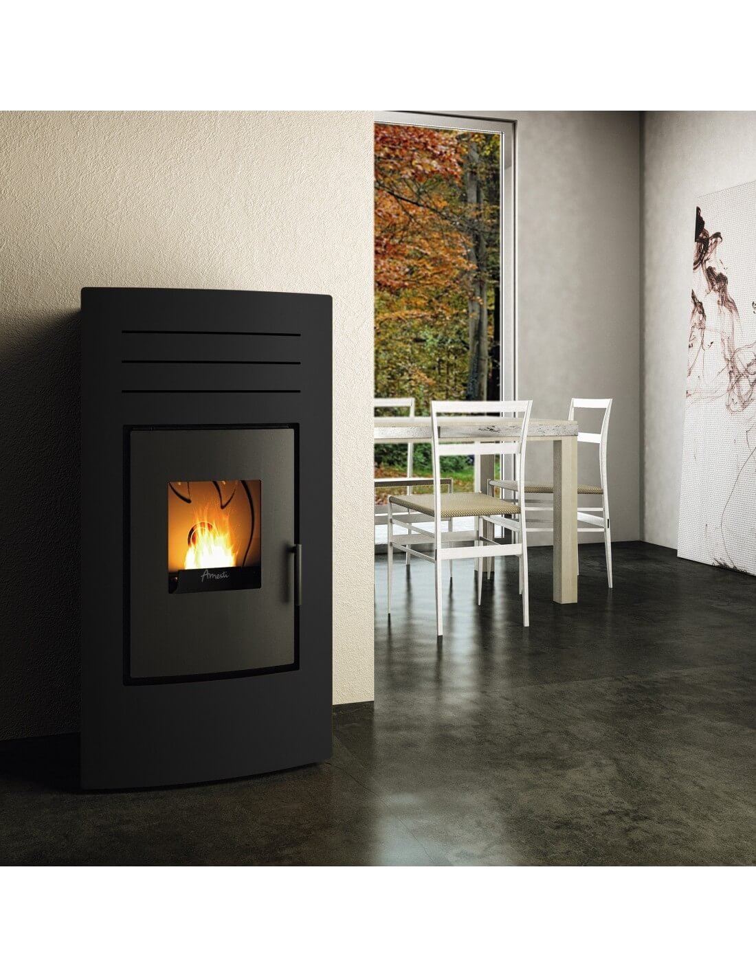 Termoestufa a Pellet Amesti Verona 23 KW - Imagen 6