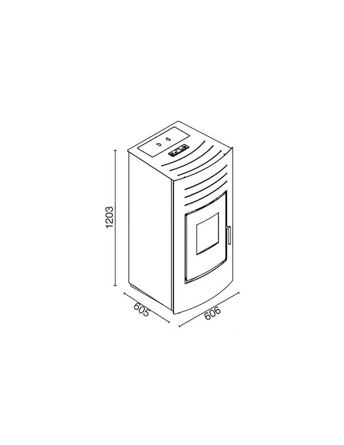 Termoestufa a Pellet Amesti Verona 23 KW - Imagen 9